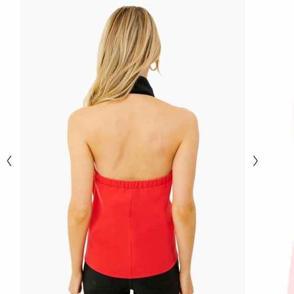 NWOT ❣️ Red Jagger Halter Top XS - Picture 4 of 11